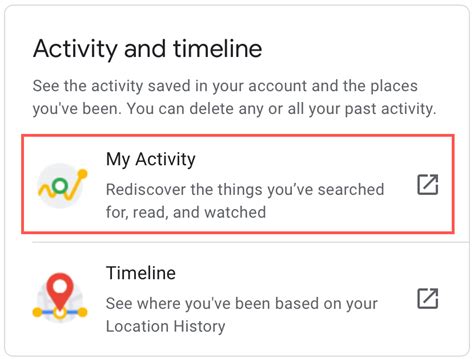my activity.google.com history|how to delete search history.